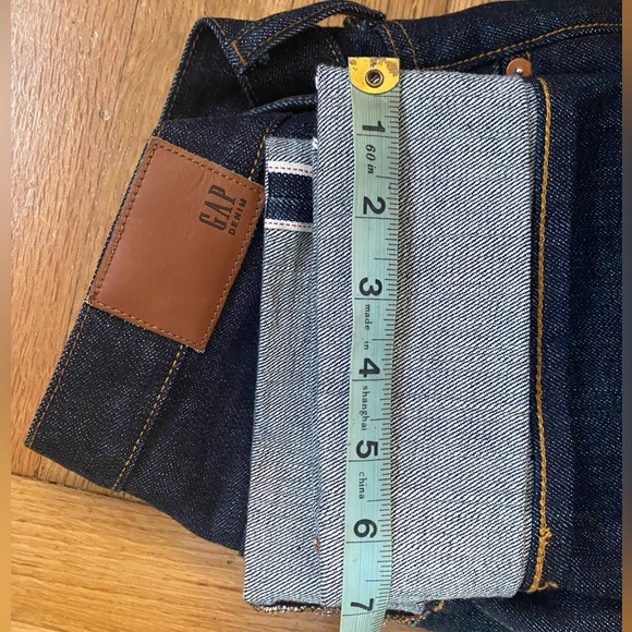 Gap 1969 Kaihara Japanese Selvedge Denim Straight Athletic Fit (Msr 34x34) EUC! - Picture 8 of 11